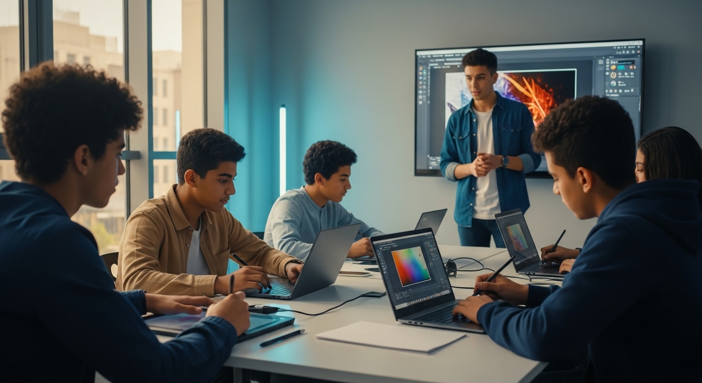 تصميم الجرافيك لليافعين